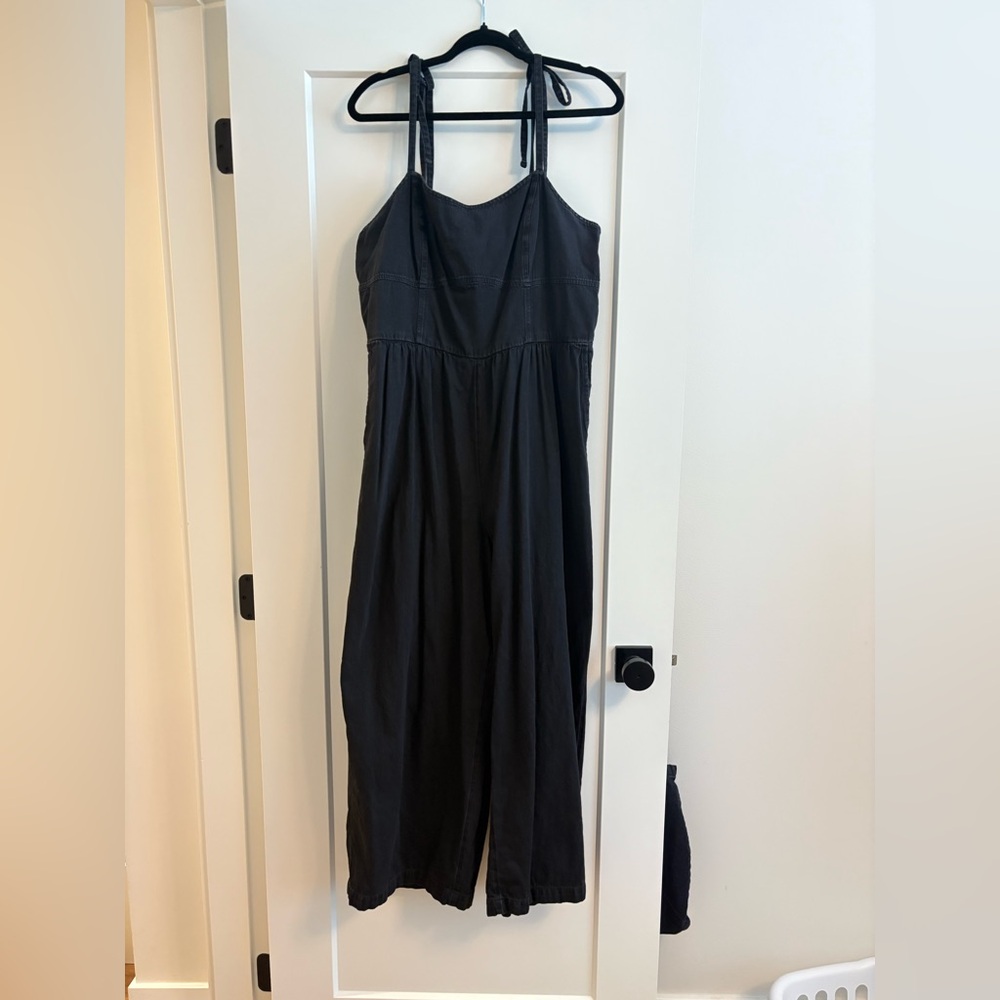 Old Navy Charcoal Wide Leg Jumpsuit